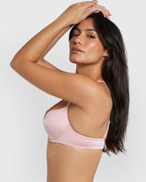 Isla & Evie Obvious Gel Padding Plunge Bra Pink / 34D